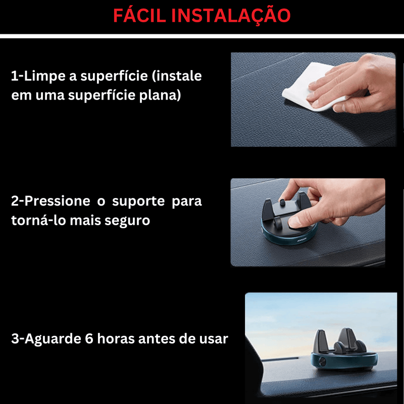 Suporte Universal para Celular (Rotação 360°)