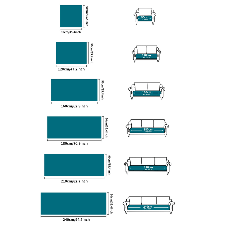 Capa de sofá impermeável