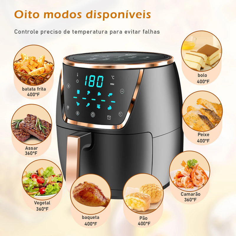 Air Fryer Multifuncional de Alta Capacidade