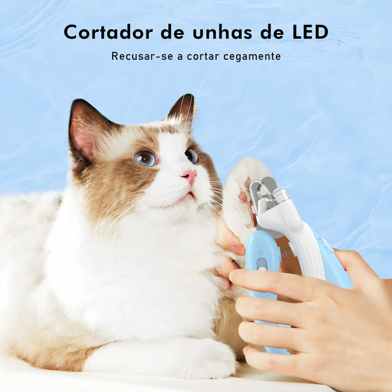 Tesoura de Unhas para Gatos com Luz LED