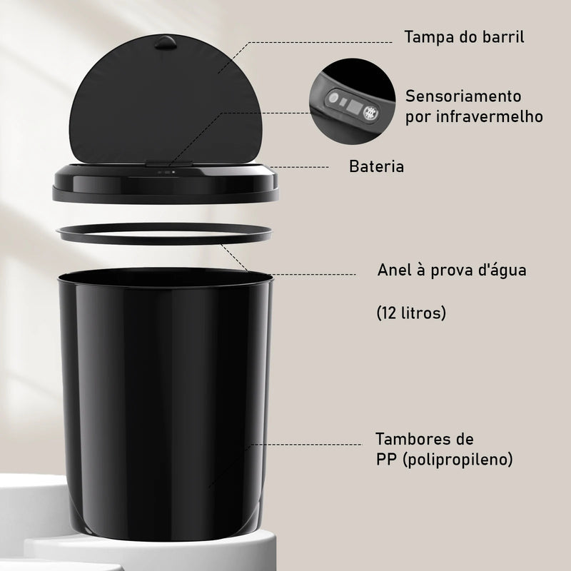 Lixeira Inteligente com Sensor Automático