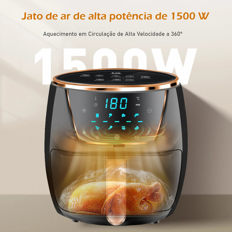 Air Fryer Multifuncional de Alta Capacidade