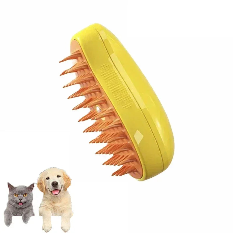 Escova Massageadora e Vaporizadora para Pets