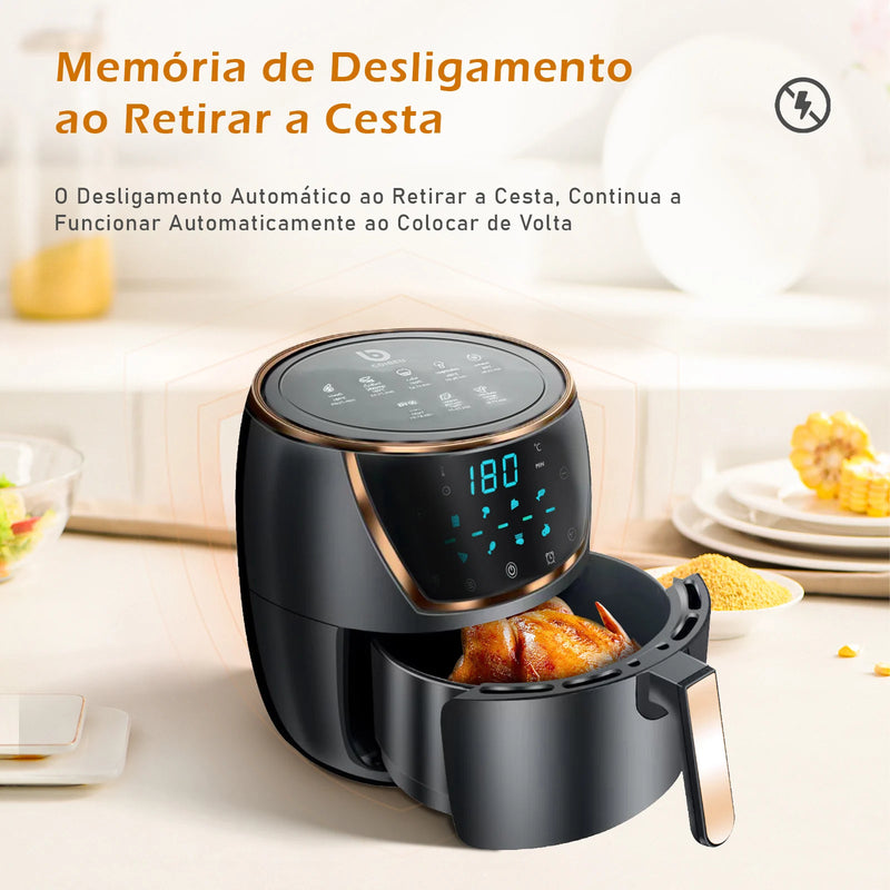 Air Fryer Multifuncional de Alta Capacidade