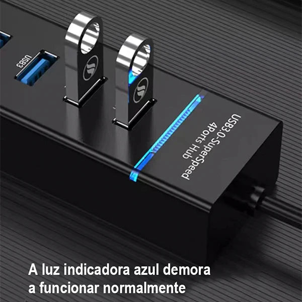 Hub USB 4 Portas