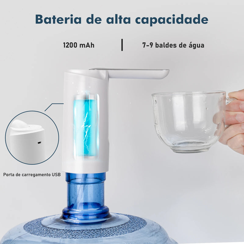 Dispenser Automático de Água Recarregável