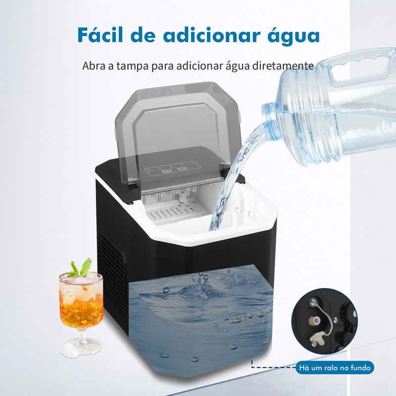 Máquina de Gelo Automática Portátil