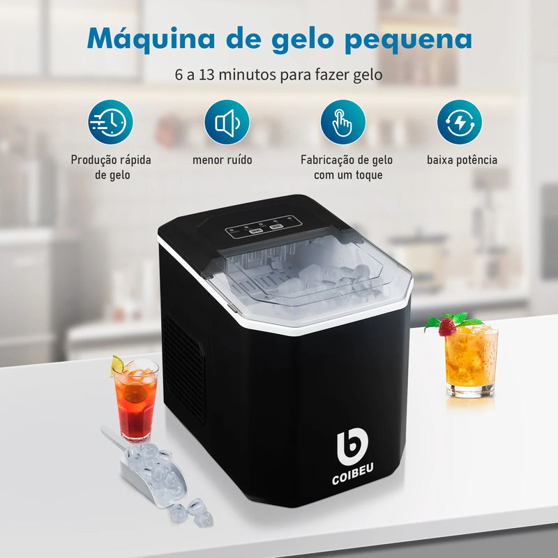 Máquina de Gelo Automática Portátil